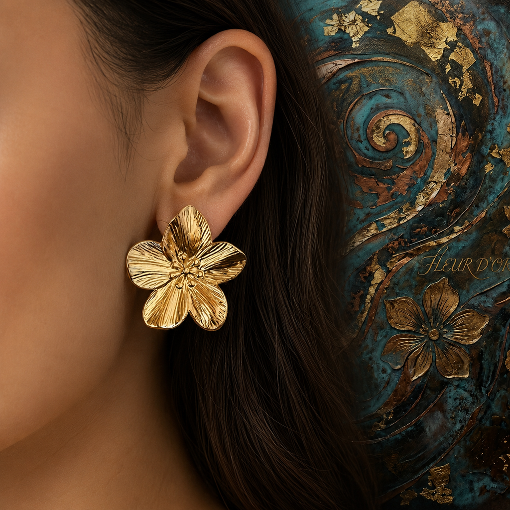 Boucles d’Oreilles Floral Chic