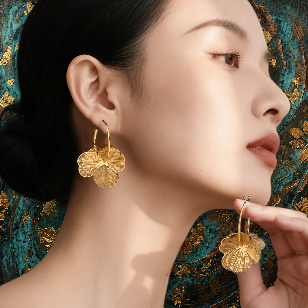 Boucles d’Oreilles Floral Chic