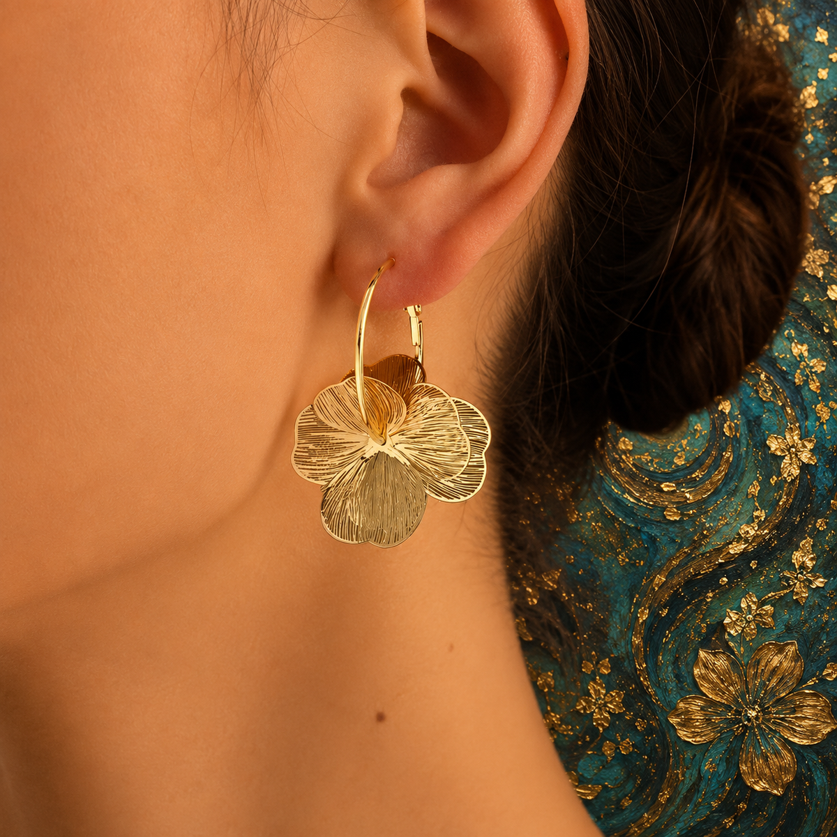 Boucles d’Oreilles Floral Chic