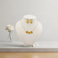 Ensemble Collier et Boucles d'OreillesDoré – Design Exclusif