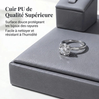 Écrin à Bijoux en Velours Doux – Boîte de Présentation Raffinée pour Bagues, Colliers et Boucles d'Oreilles