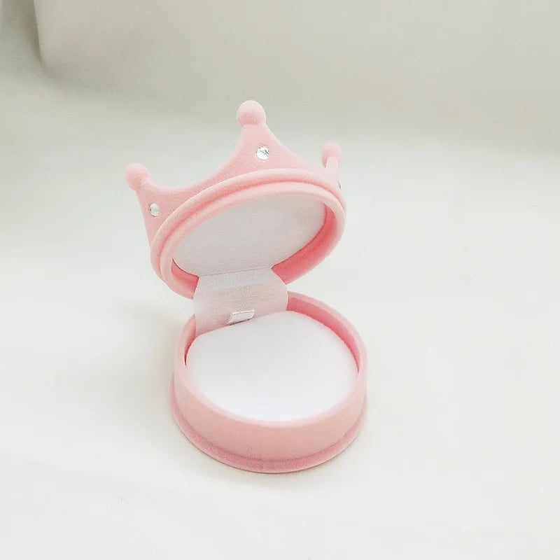 Écrin à Bijoux Enfant en Velours - Rangement Bagues & Boucles