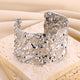 Bracelet Manchette Large Motif Floral – Bijou Vintage Élégant, Idée Cadeau Mariage