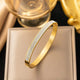 Bracelet Jonc Minimaliste en Acier Inoxydable – Bijou Élégant pour Mariage et Cérémonie