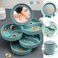 Boîte de Rangement pour Bijoux – Écrin Organisateur Élégant et Compact