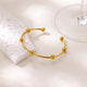 Bracelet Manchette Large Motif Floral – Bijou Vintage Élégant, Idée Cadeau Mariage