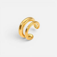 Bague d'Oreille en Or et Argent | Faux Piercing Simple, Double et Triple Rang