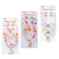 Ensemble Bijoux Licorne Enfant : Collier, Bracelet et Bague
