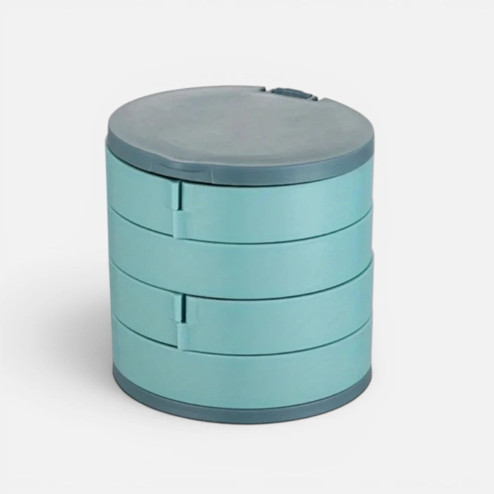 Boîte de Rangement pour Bijoux – Écrin Organisateur Élégant et Compact