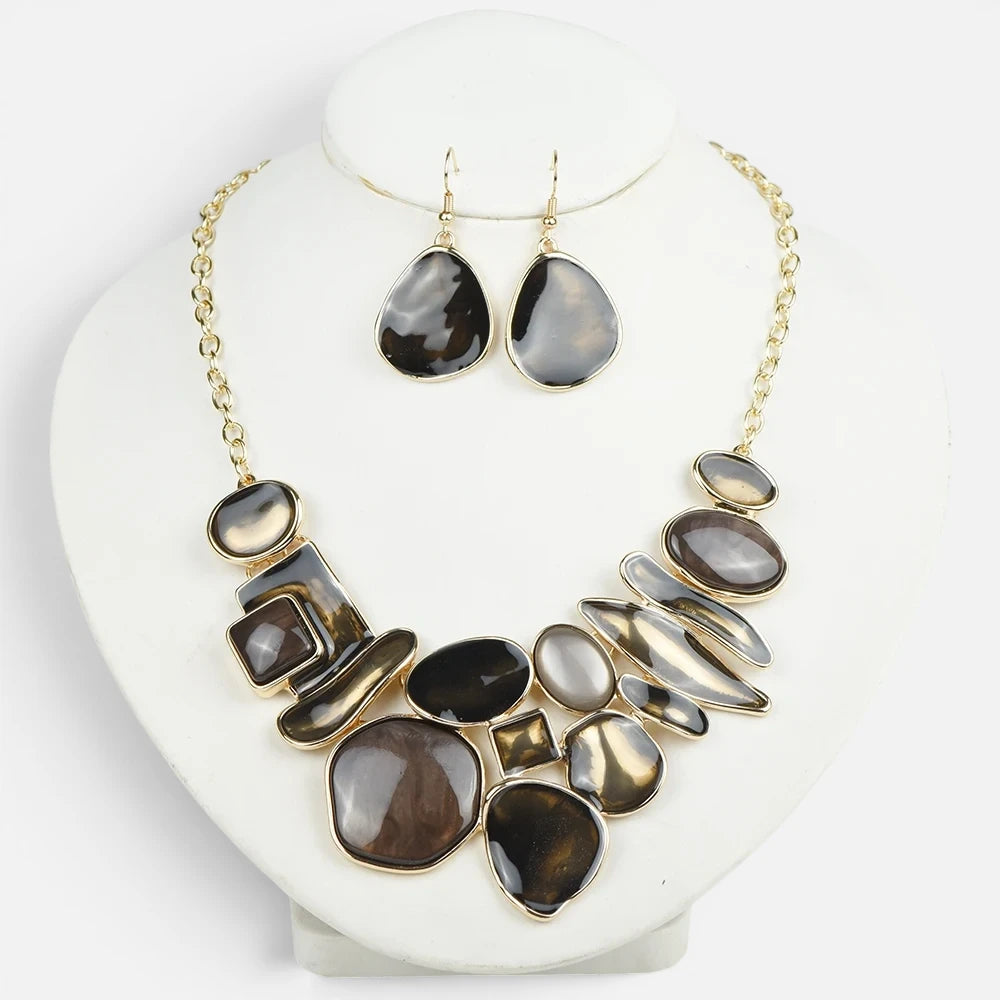 Parure de Bijoux "Goutte d'Éclat