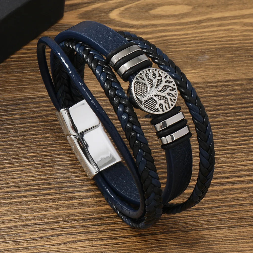 Bracelet Homme "Arbre de Vie" - Le Cadeau Idéal