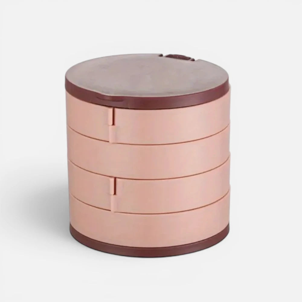 Boîte de Rangement pour Bijoux – Écrin Organisateur Élégant et Compact
