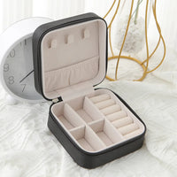 Boîte à Bijoux de Voyage – Petit Écrin Organisateur en Cuir PU