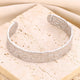 Bracelet Manchette Large Motif Floral – Bijou Vintage Élégant, Idée Cadeau Mariage