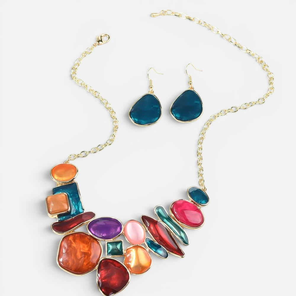 Parure de Bijoux "Goutte d'Éclat