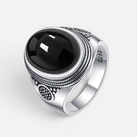 Bague en Ambre noirs
