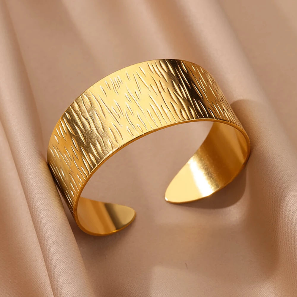 Bracelet Manchette Large Motif Floral – Bijou Vintage Élégant, Idée Cadeau Mariage