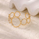 Bracelet Manchette Large Motif Floral – Bijou Vintage Élégant, Idée Cadeau Mariage