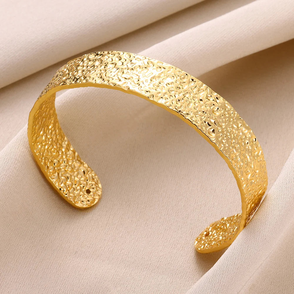 Bracelet Manchette Large Motif Floral – Bijou Vintage Élégant, Idée Cadeau Mariage