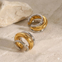 Bague d'Oreille en Or et Argent | Faux Piercing Simple, Double et Triple Rang