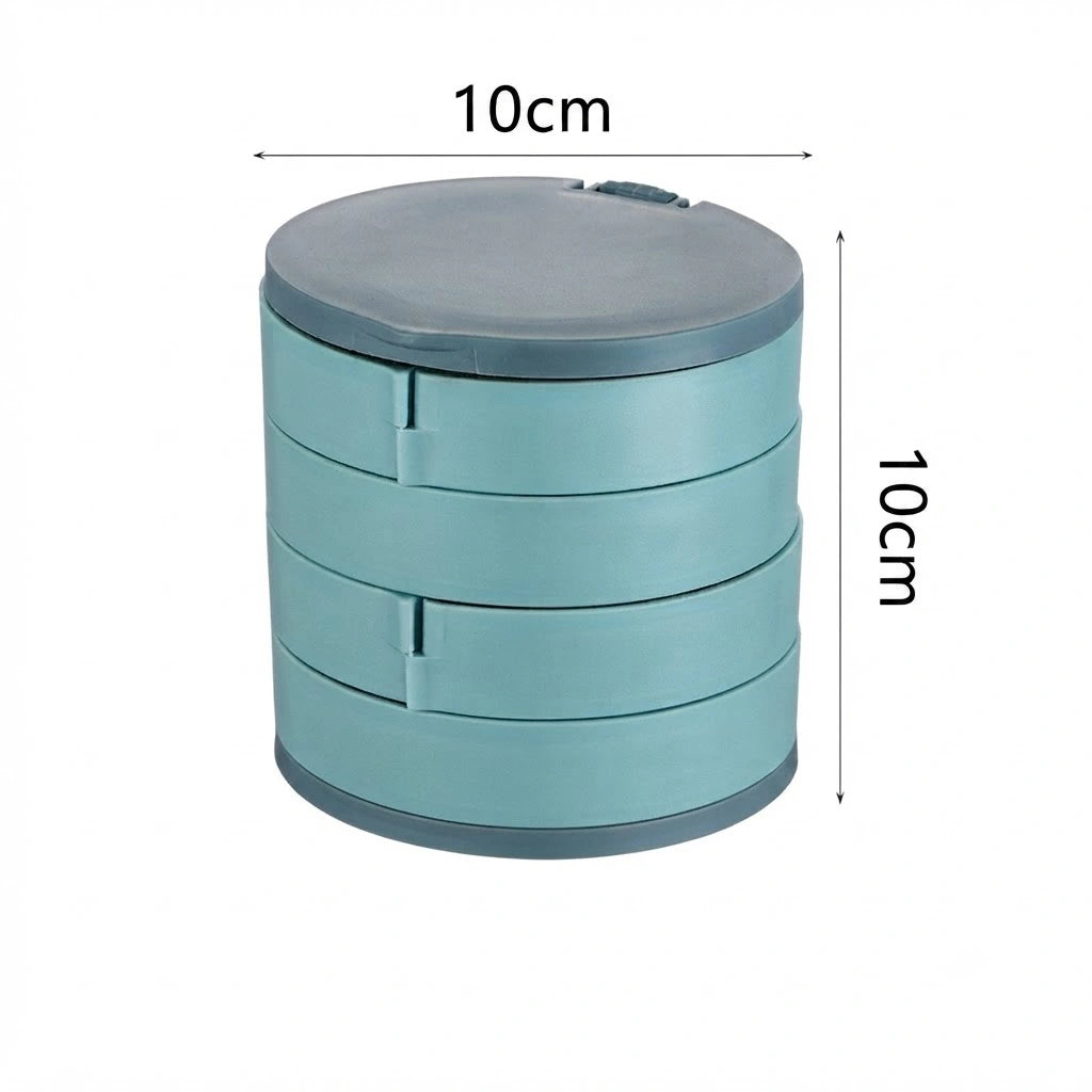 Boîte de Rangement pour Bijoux – Écrin Organisateur Élégant et Compact