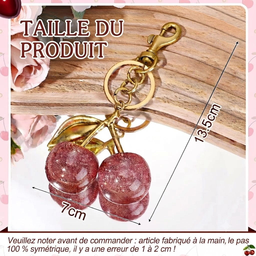 Bijou de Sac Cerises – Accessoire de Mode Chic et Tendance