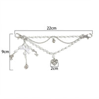 Porte-clés Cœur en Perles – Accessoire Romantique & Tendance Style Y2K